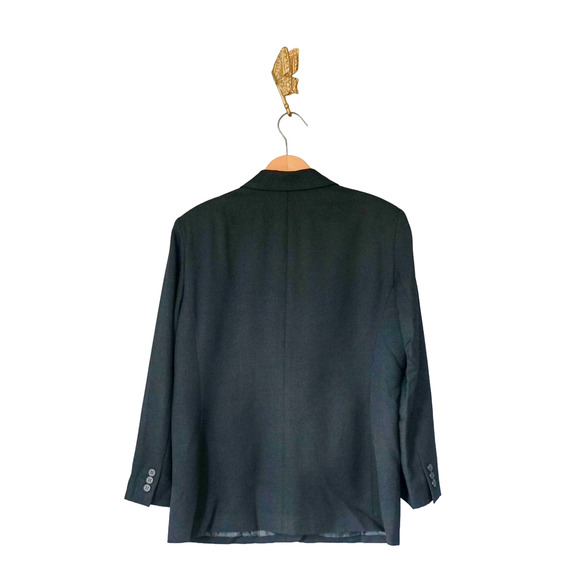 VTG Pendleton Women Virgin Wool Blazer Sz 12P Preppy Academia Office Jacket - Picture 4 of 16